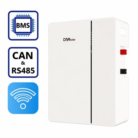 6.2 кВт LiFePO4 Комплект інвертор Anenji з Wi-Fi + акумулятор DAH Solar 51.2V 100Ah, BMS для резервного живлення