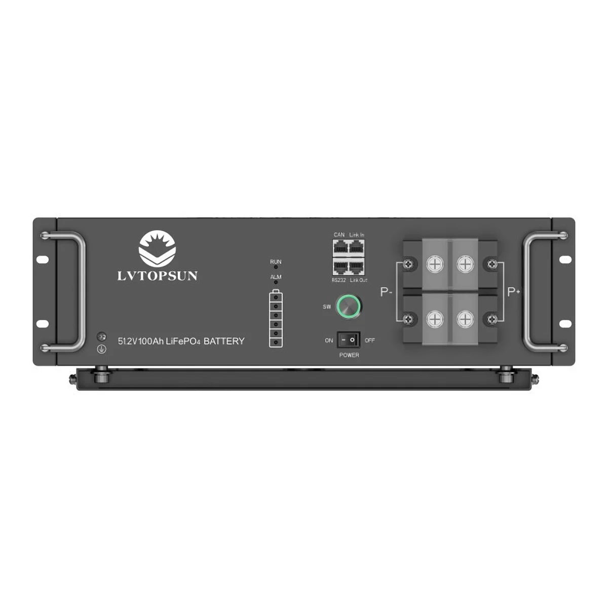 6.2 кВт LiFePO4 Комплект інвертор Anenji з Wi-Fi + акумулятор LVTOPSUN 51.2V 100Ah, BMS, настінний для резервного живлення