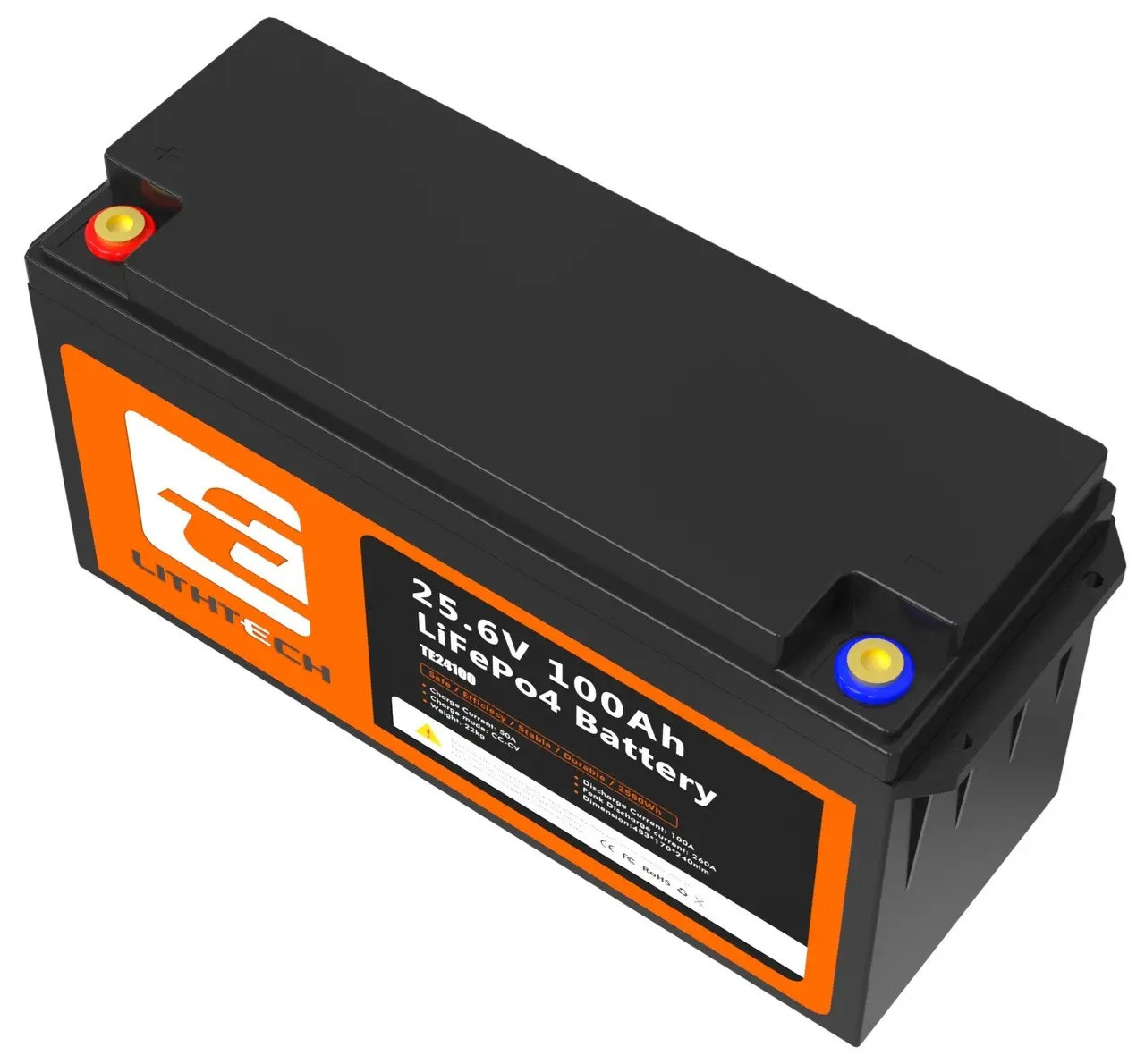 4.2кВа LiFePO4 Комплект резервного живлення Інвертор Daxtromn SP-4200 + акумулятор 24V 100Ah Lithtech