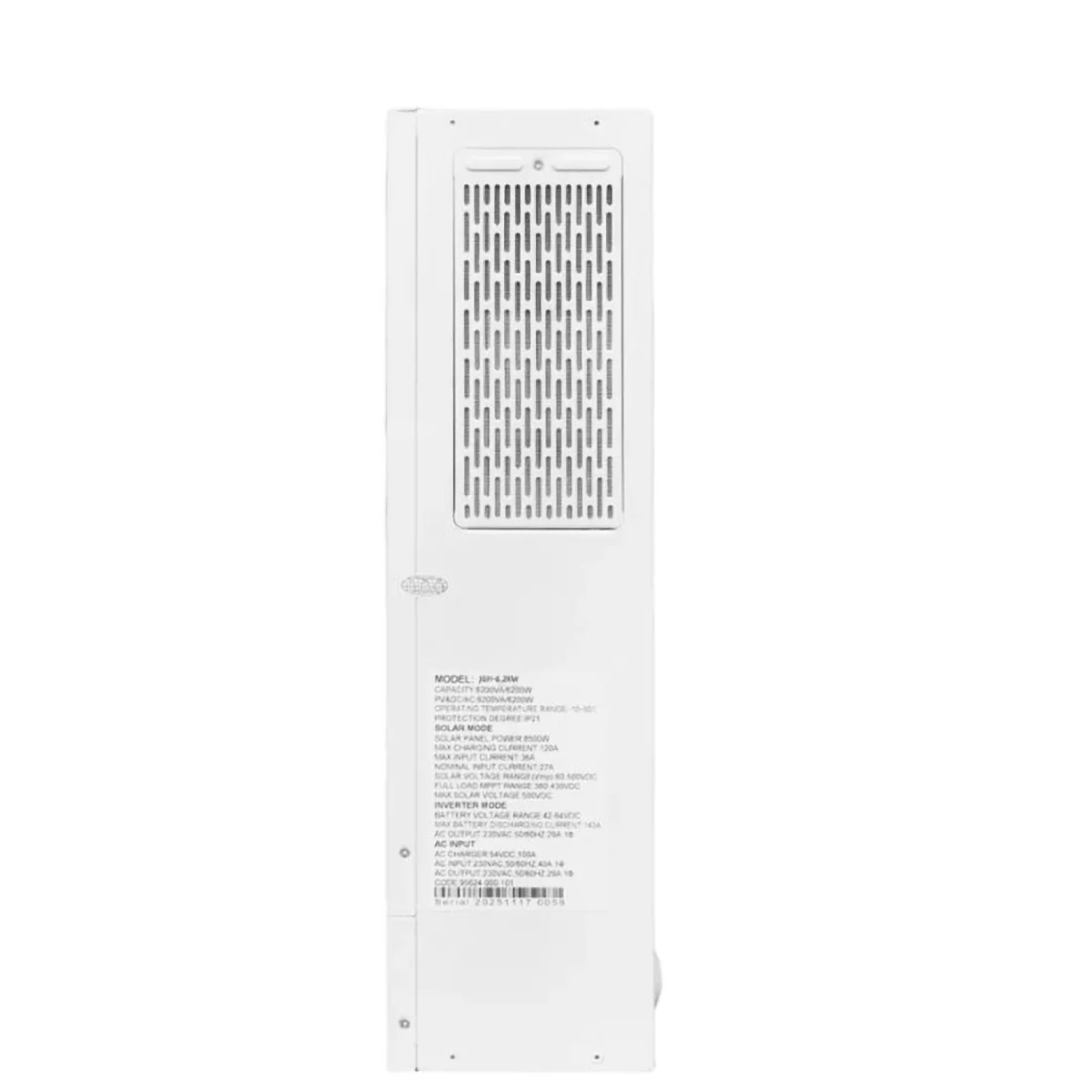 6,2 кВт Гібридний інвертор Daxtromn Power 48V BMS MPPT 120A для дому, квартири