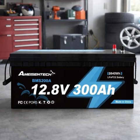 LiFePO4 12V 300Ah Акумулятор Ameisentech, BMS, 3840Wh