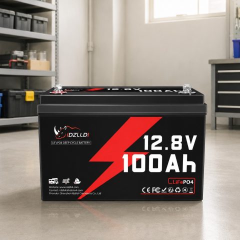 LiFePO4 12V 100 Ah Акумулятор Idzlldi BMS, для для резервного живлення будинку, квартири