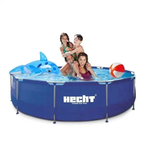 Басейн 300х76 каркасний 4383л Hecht круглий 3476 Bluesea