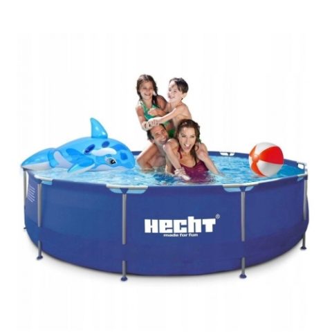 Басейн 300х76 каркасний 4383л Hecht круглий 3476 Bluesea